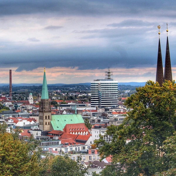 Blick über Bielefeld