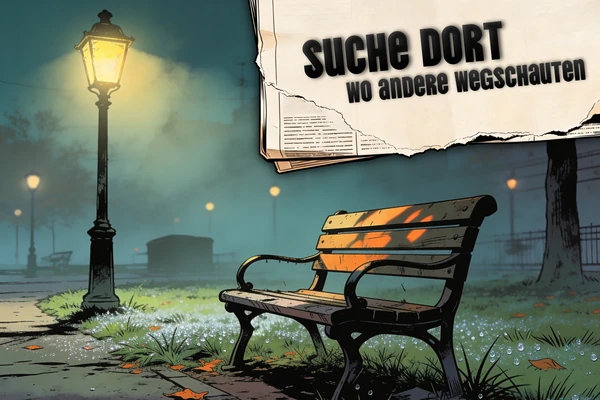 Suche dort, wo andere wegschauten