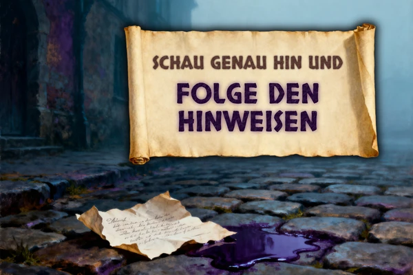 Schau genau hin und folge den Hinweisen
